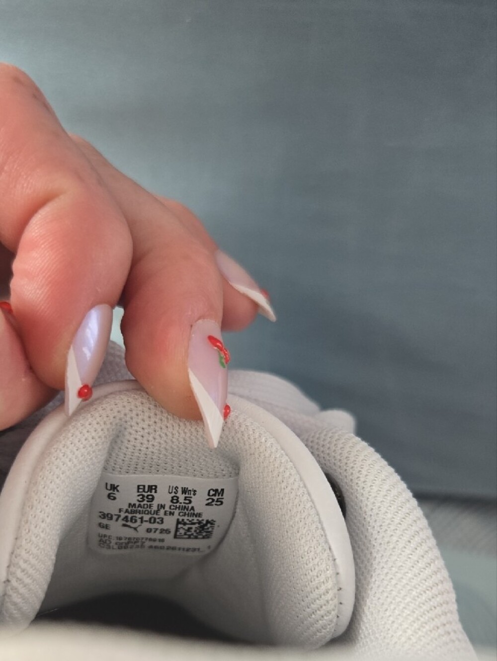 Puma Women's Black and White Platform Sneakers - Picture 3 of 5
